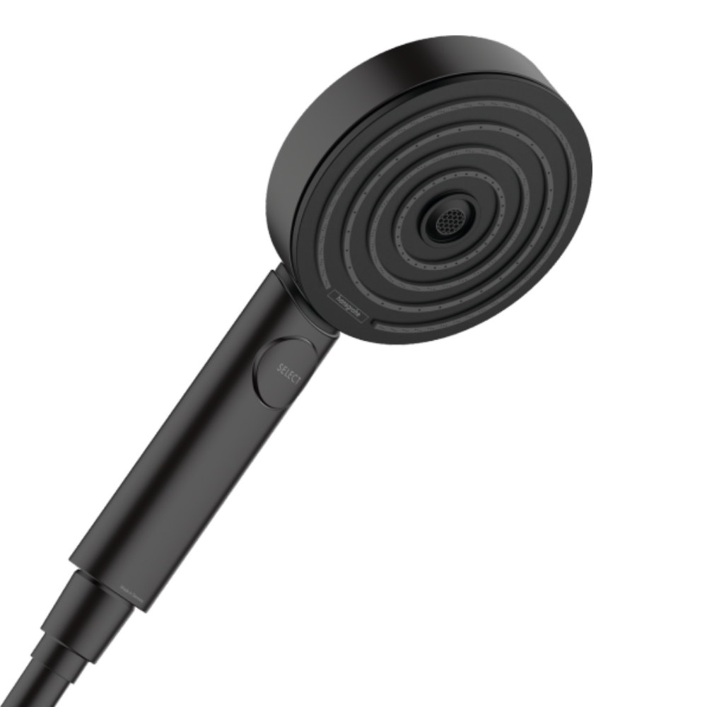 PULSIFY ручний душ 105 3jet (3 типи струї PowderRain, IntenseRain, MonoRain) EcoSmart, чорний матовий