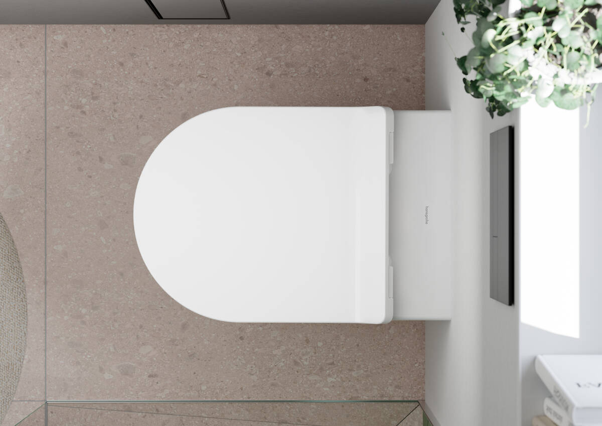 ELU PURA S унітаз підвісний 54*36,6см AquaHelix Flush, HygieneEffect, в комплекте з сиденням Slim з функцією SoftClose and QuickRelease