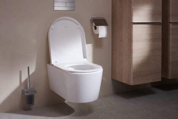 ELU PURA S унітаз підвісний 54*36,6см AquaHelix Flush, в комплекті з сидінням Slim з функцією SoftClose and QuickRelease