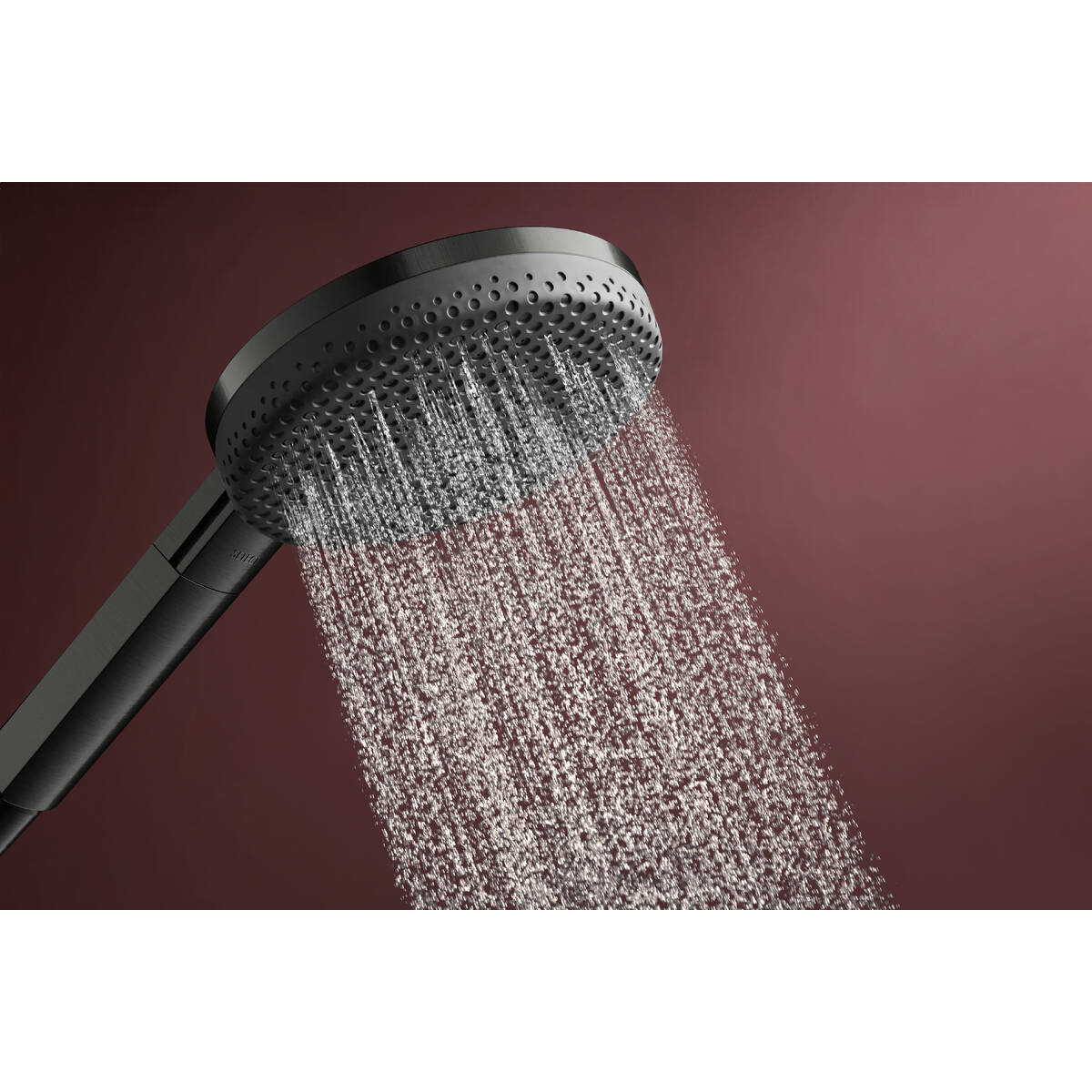 RAINDANCE ALIVE SELECT S ручний душ (3 типа струи RainAir, PowderRain, Massage), шліфованний чорний хром