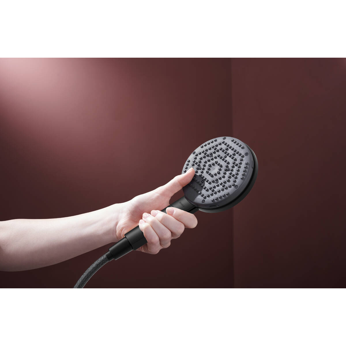 RAINDANCE ALIVE SELECT S ручний душ (3 типи струменів RainAir, PowderRain, Massage), чорний матовий