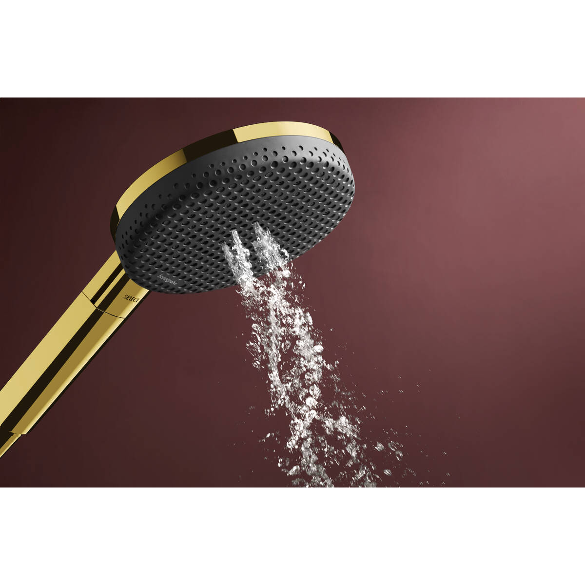 RAINDANCE ALIVE SELECT S ручний душ (3 типи струменів RainAir, PowderRain, Massage), полірованне золото