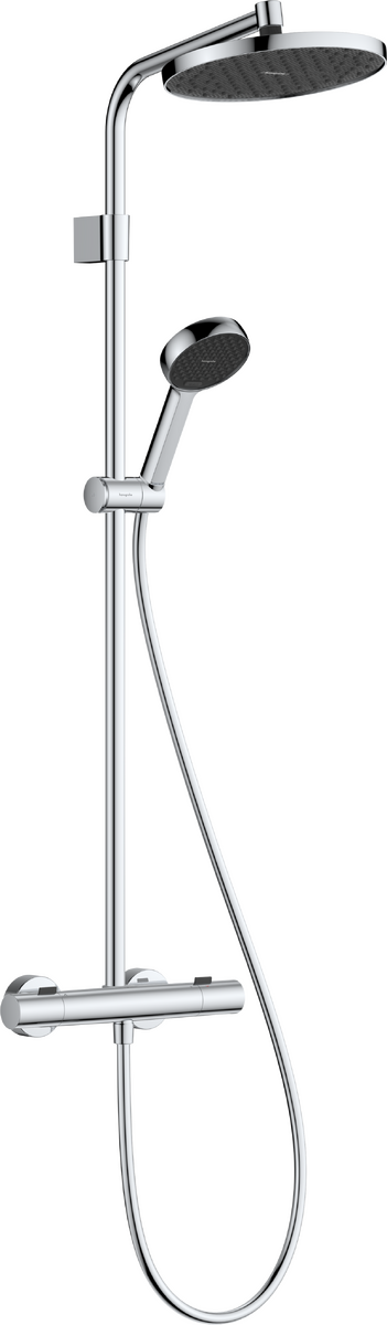 ACTIVERA S 240 1jet EcoSmart Showerpipe душова система з термостатом, хром