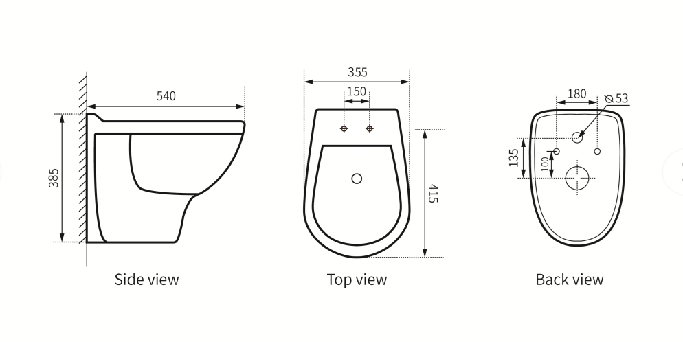 Набір інсталяційний: FLY Rimless підвісний унітаз, сидіння +458.103.00.1 DUOFIX Basic