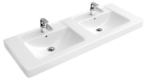 VILLEROY&BOCH Умивальник 130*49см двійний, White Alpin
