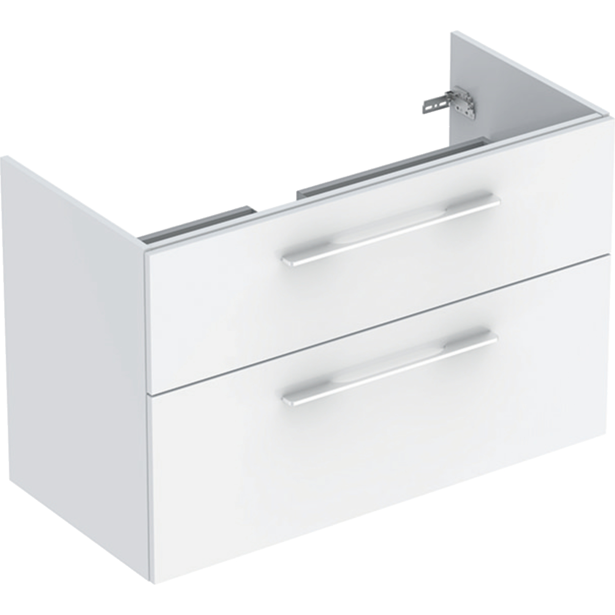 SELNOVA SQUARE тумба під умивальник slim rim 100 см, з двома ящиками 98.8x63.5x50.2 см,білий
