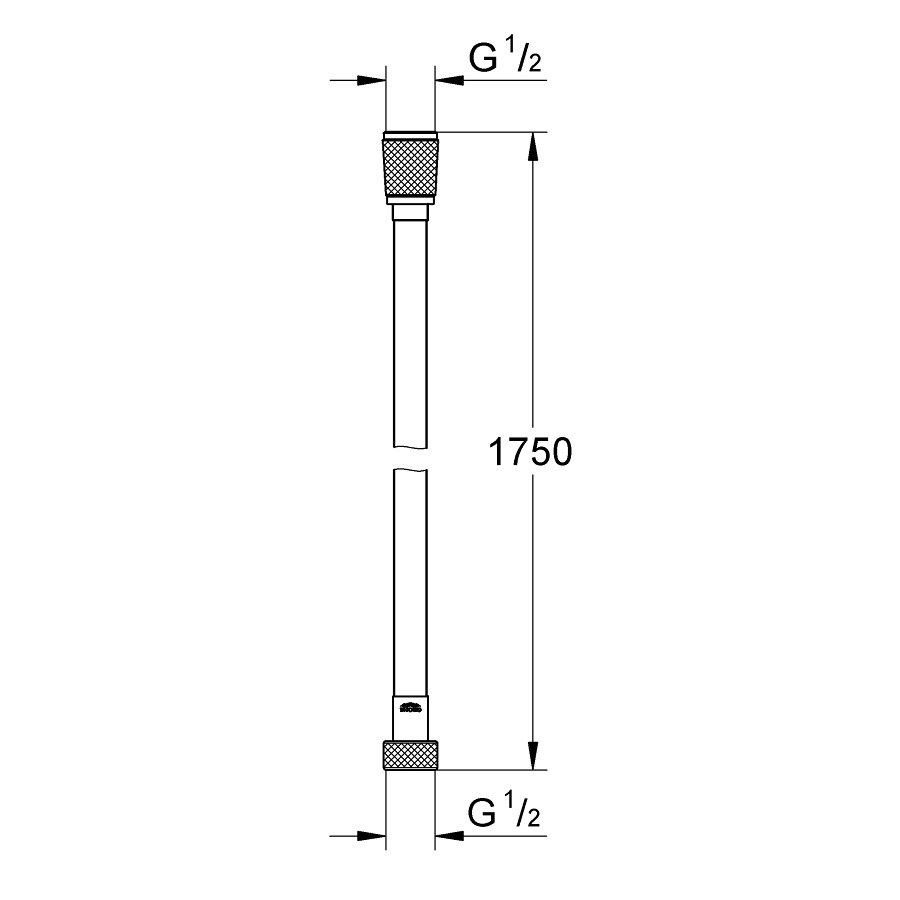 Silverflex-dushi шланг 1,75 м (на шпалерах краю корпусу), srіlogo