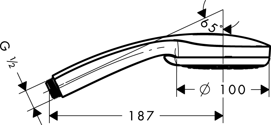 Croma 100 Vario (4) - лійка HANSGROHE 28535000