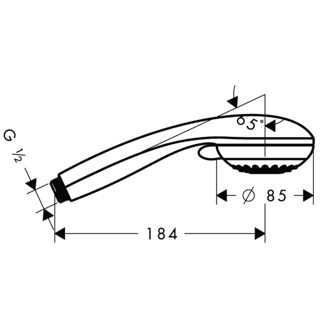 Crometta 85 Variojet HANSGROHE ручний душ 28562000