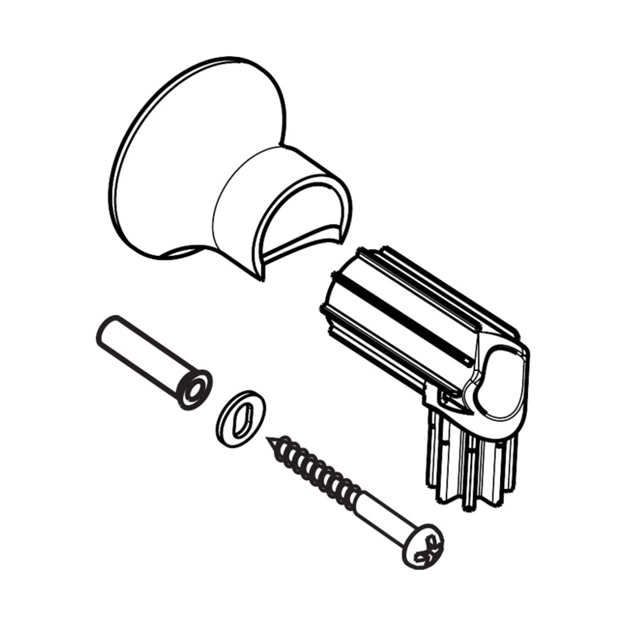 Hansgrohe кріпильний елемент для штанги Unica C