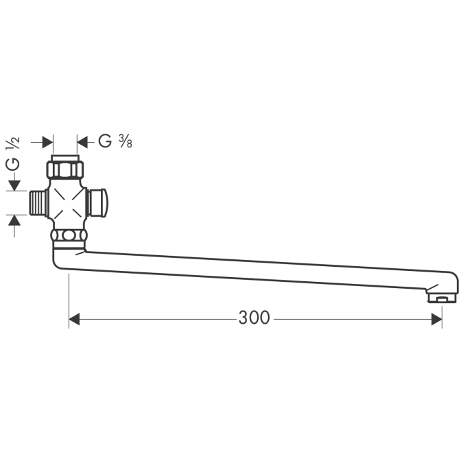 Metropol - вилив HANSGROHE 14495000
