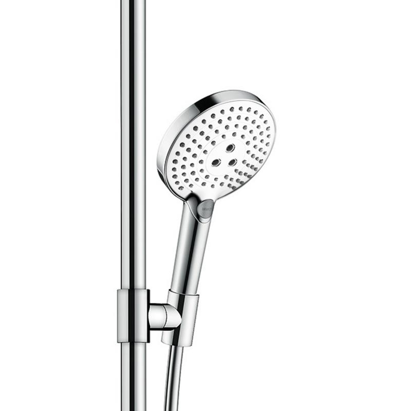 Unica Comfort Набiр для душа Raindance Select S 120 /штанга Unica Comfort 1,10 м розмiщ. справа, бiлий/хром