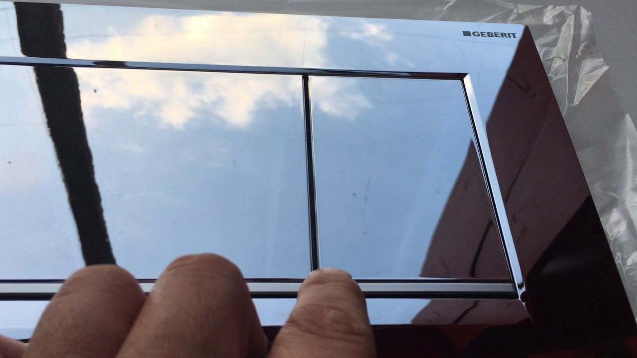 SIGMA20 SQUARE змивна клавіша для подвійного змиву, глянцевий хром /матовий хром