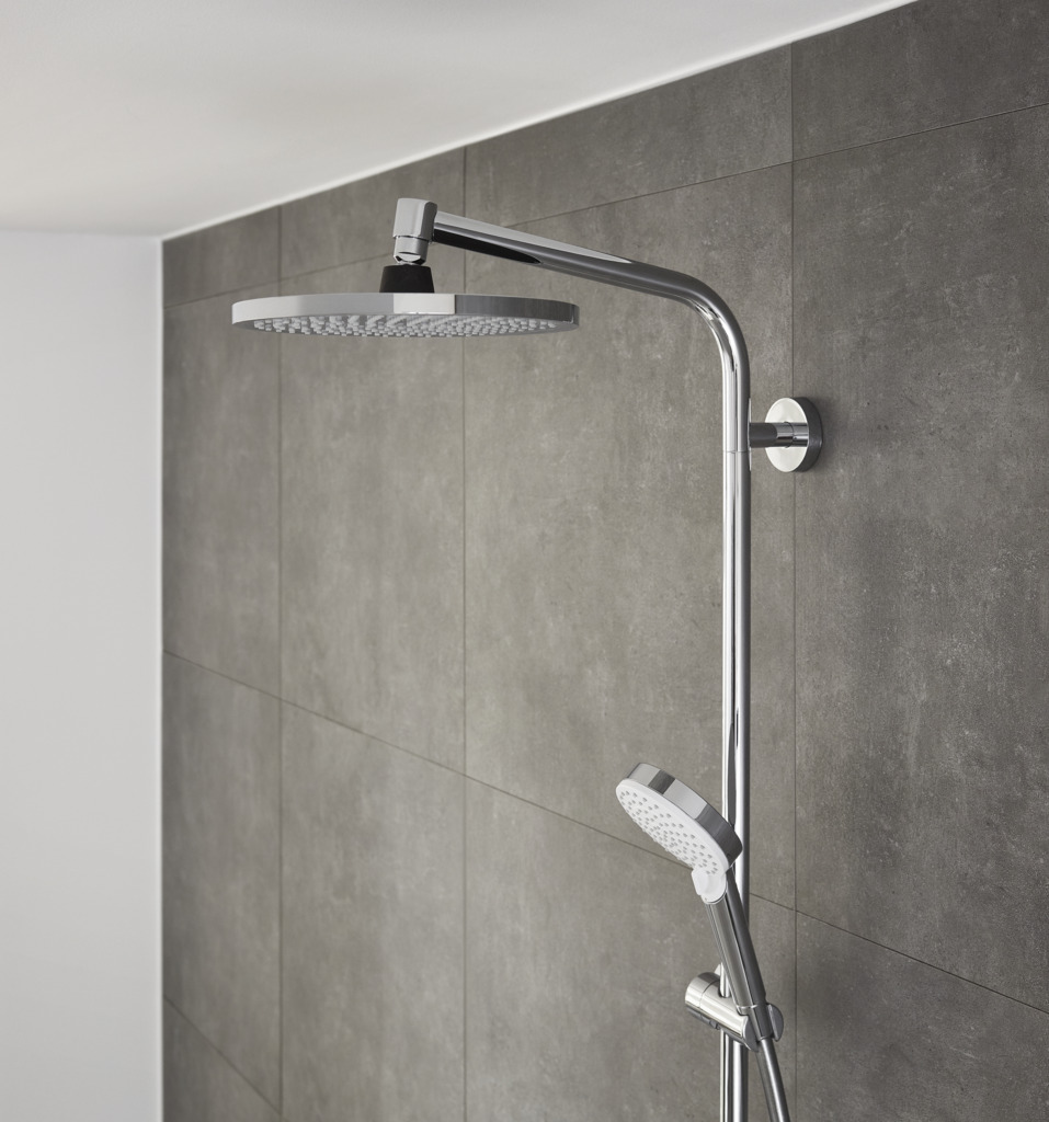 Crometta S 240 1jet Showerpipe Душова система з термостатом, хром