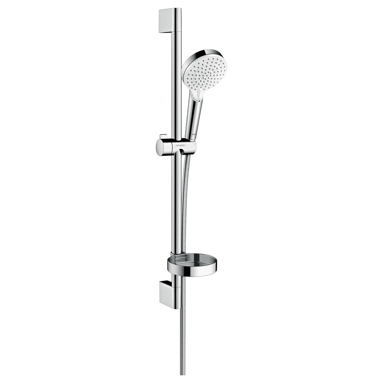 Crometta Vario Душевий набір 0,65 м, з мильницею Casetta, білий/хром