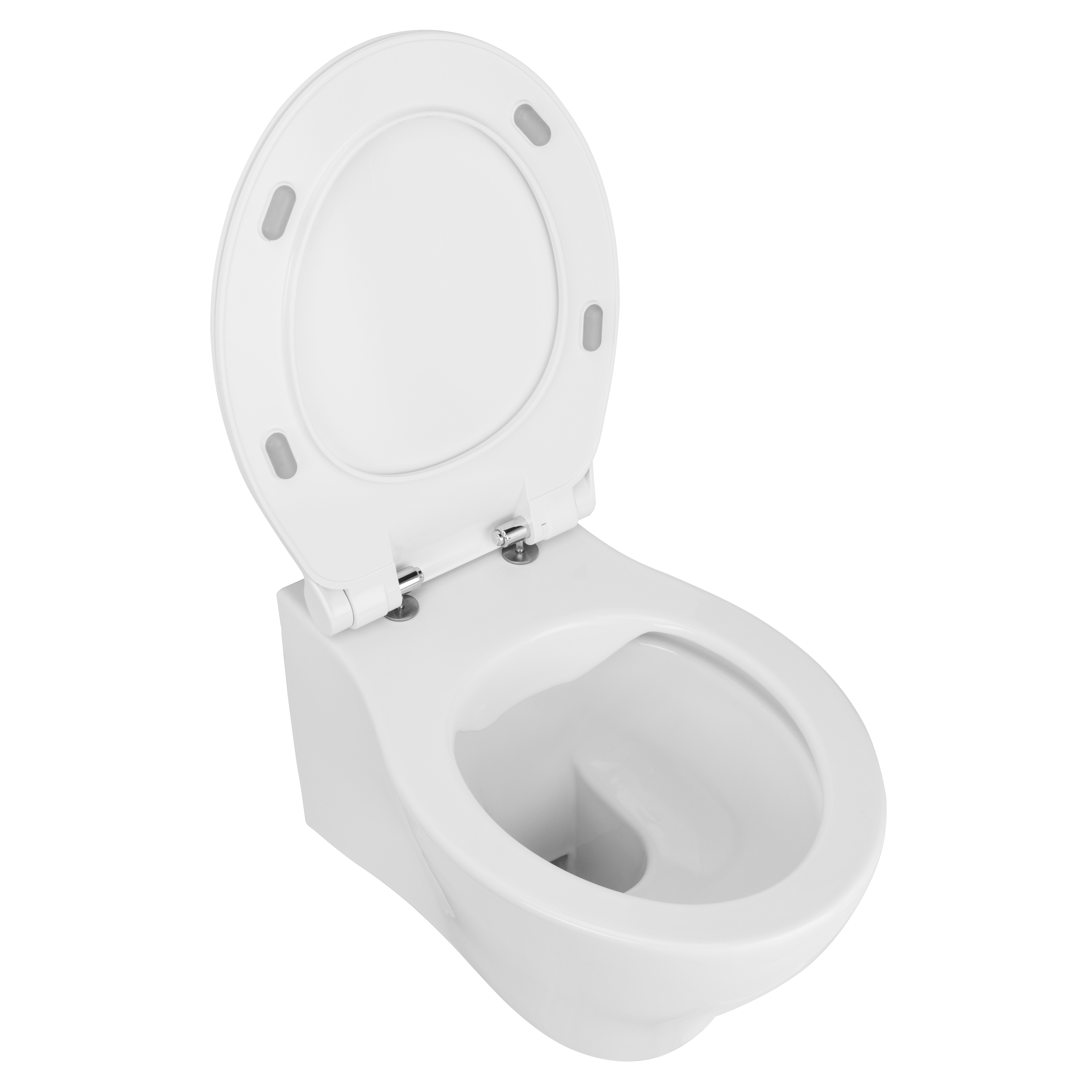 IBERIA унітаз 55*35,5*40см підвісний Rimless, сидіння тверде Slim slow-closing