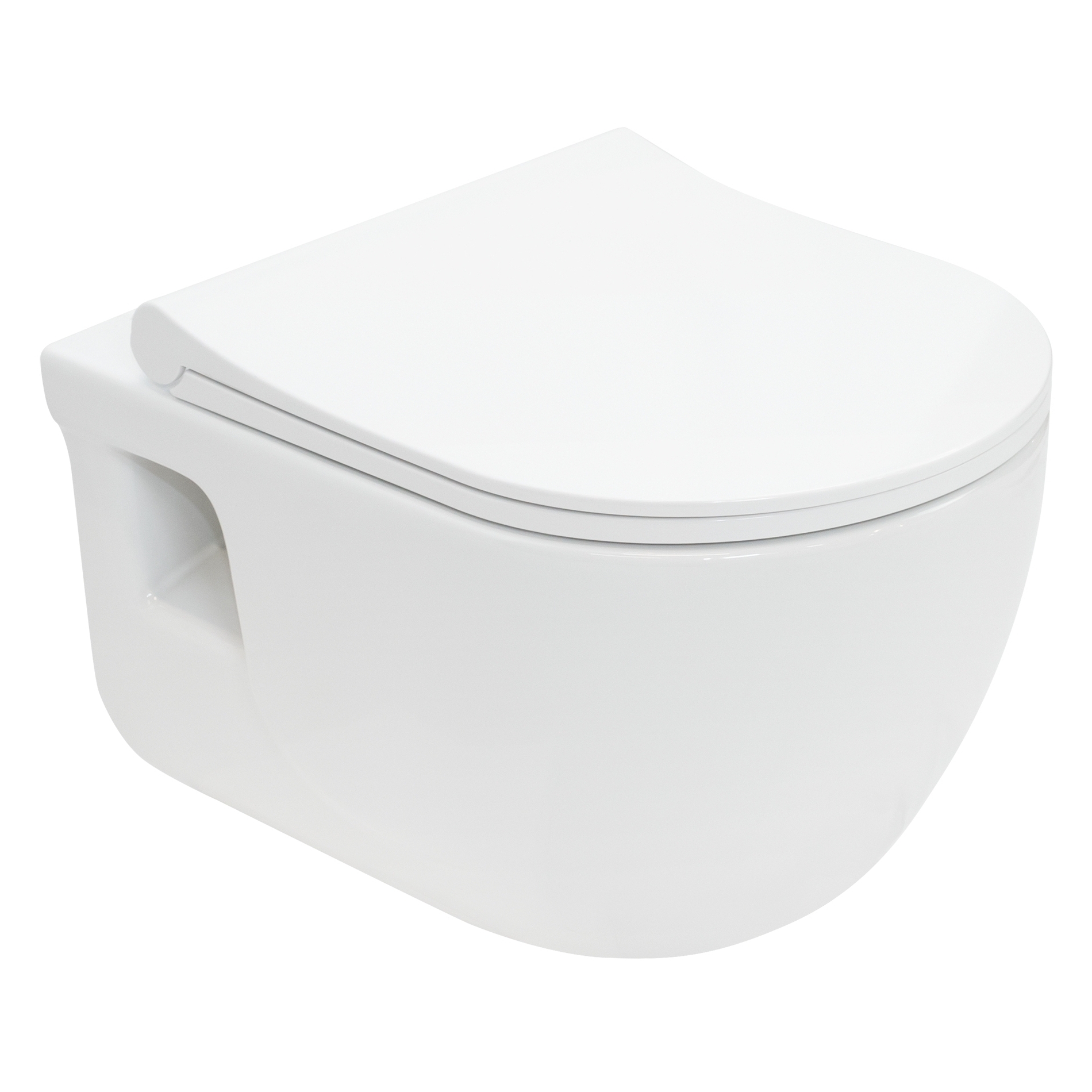 ALTEA Rimless унитаз подвесной (53*35,5*40см, в комплекте с сидением Duroplast Slim slow-closing)