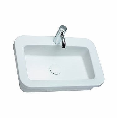 COCKTAIL умивальник 65см, вбудований на стiлешницю, прямокутний, з покриттям Reflex