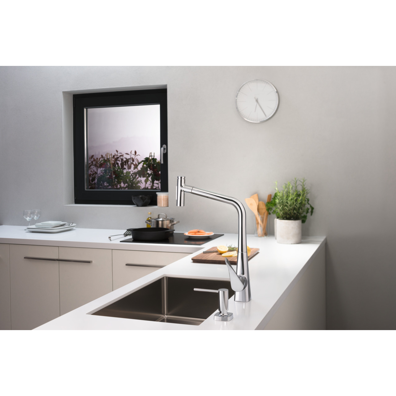 Hansgrohe Дозатор для жидкого милу A71, хром