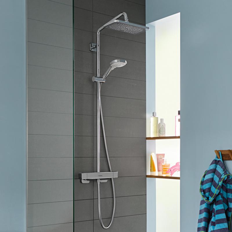 Croma E Showerpipe Душова система 280 1jet, з термостатом, хром