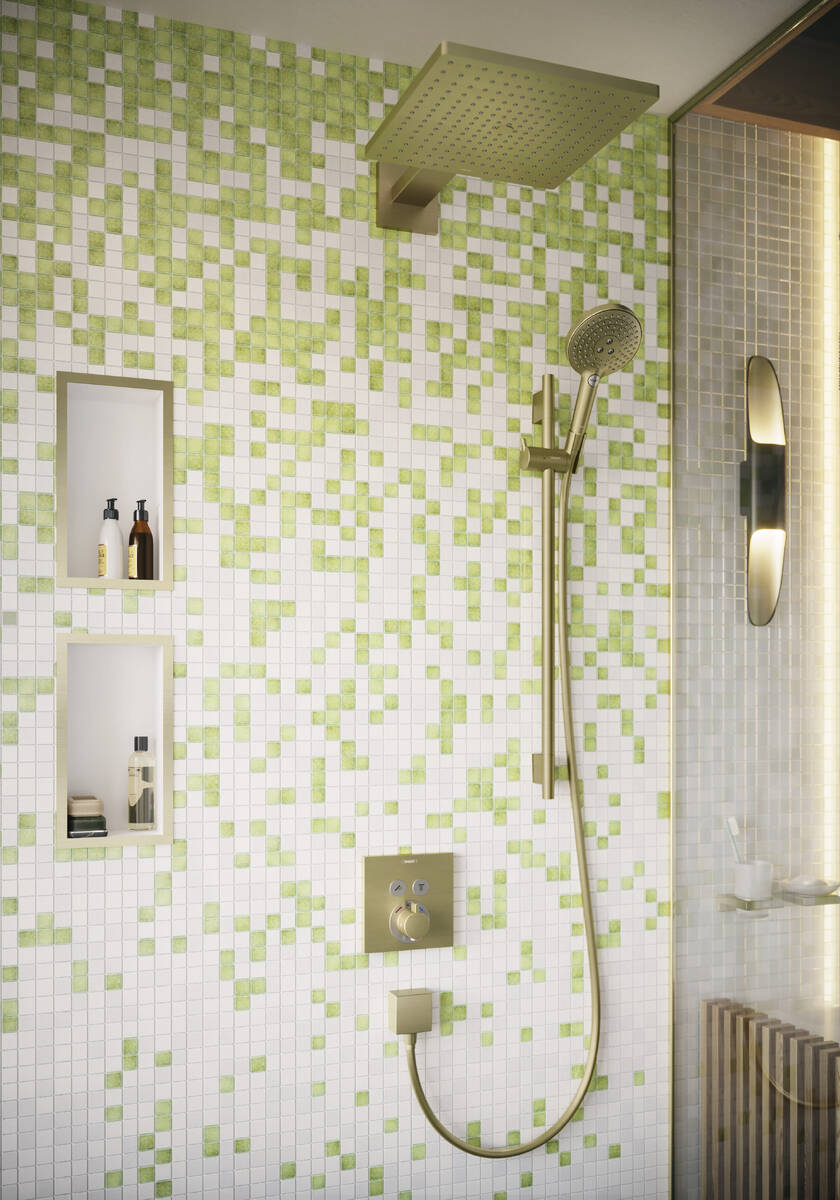 SHOWER SELECT термостат прихованого монтажу, для 2х споживачiв, шлiфована бронза