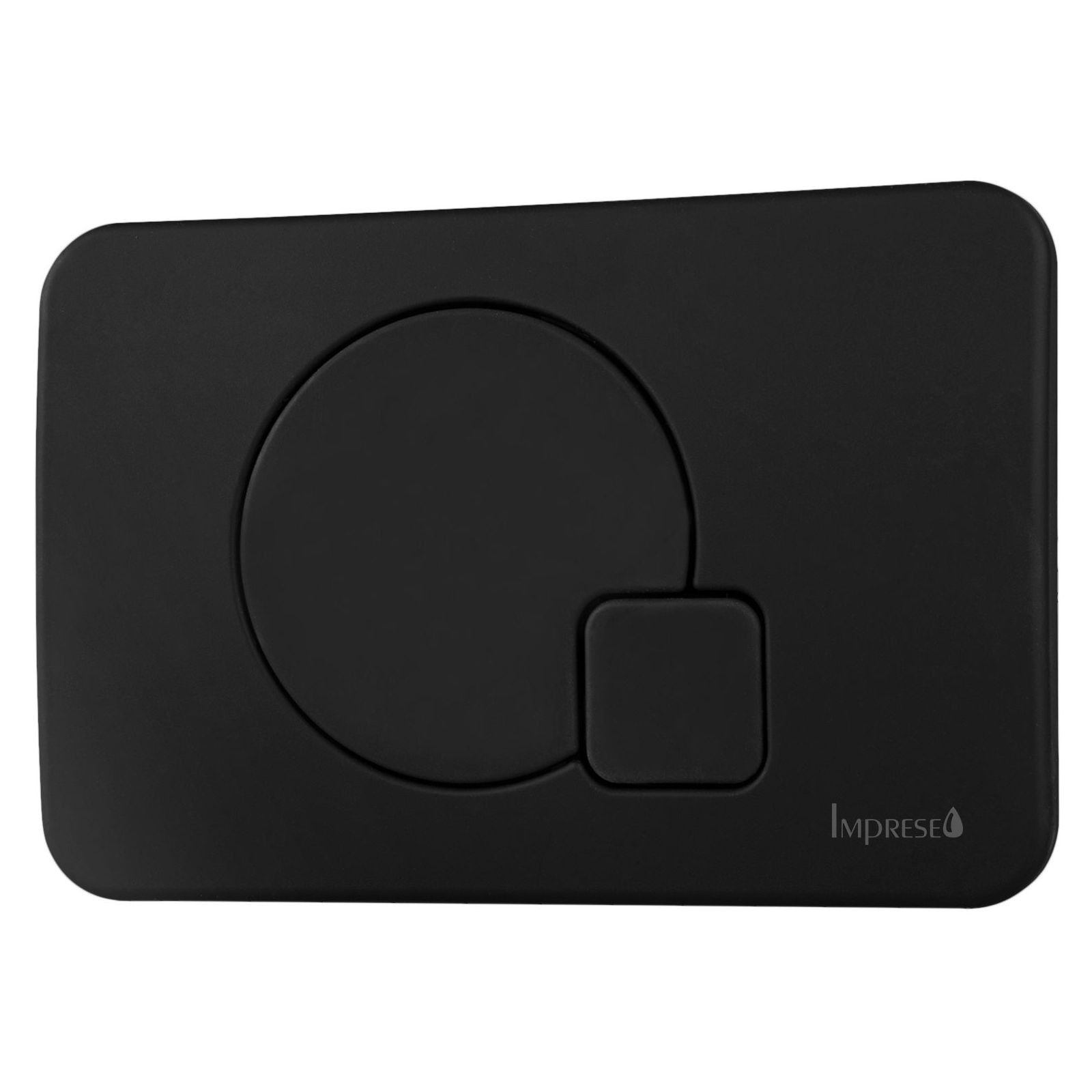 IMPRESE i7115, клавіша змиву, чорний soft-touch, пластик