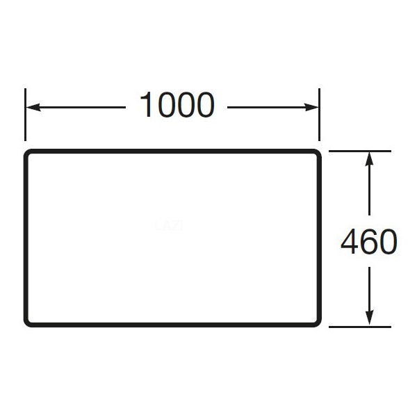 Стільниця для ванної кімнати ROCA VICTORIA BASIC A857506155, дуб
