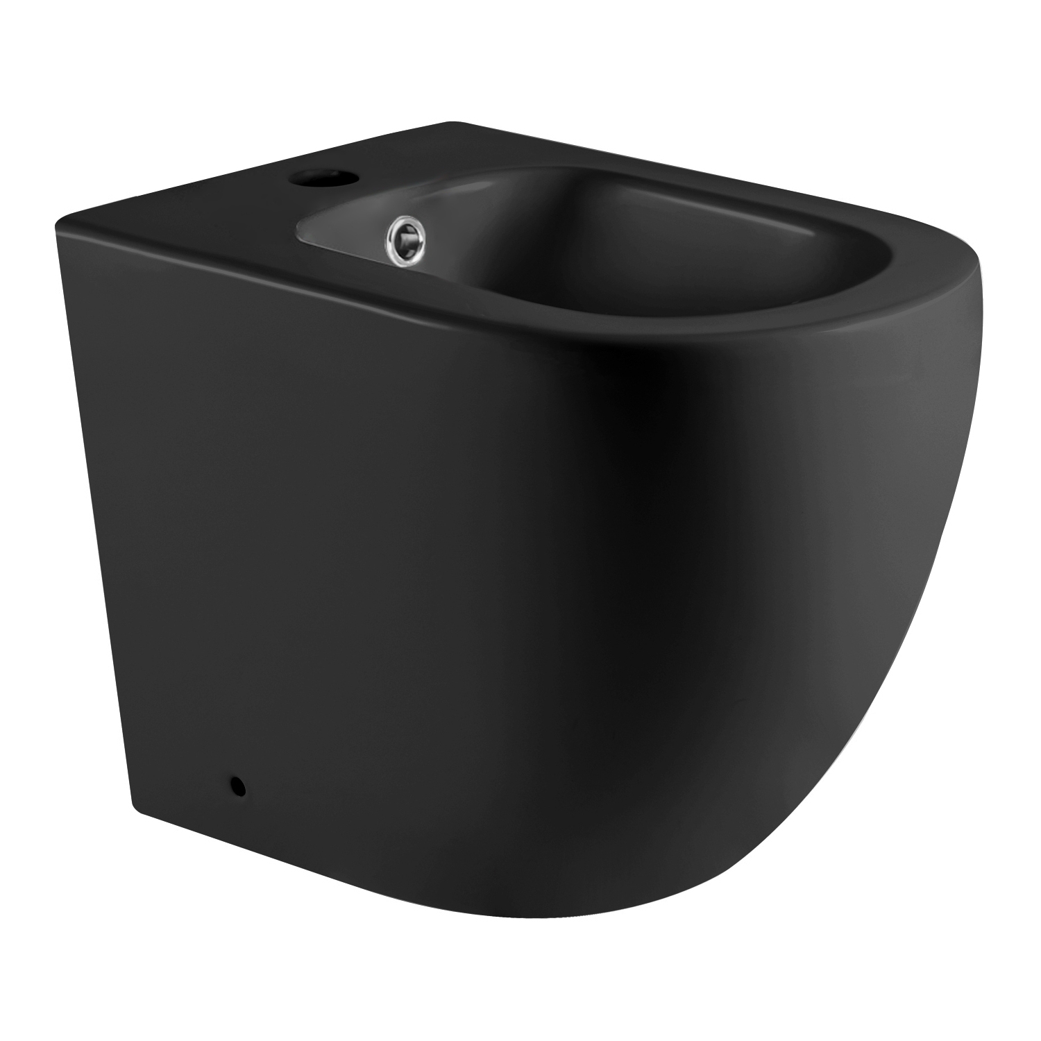 LESNA BLACK біде підлогове 56,5*36*40,5 см, чорне матове