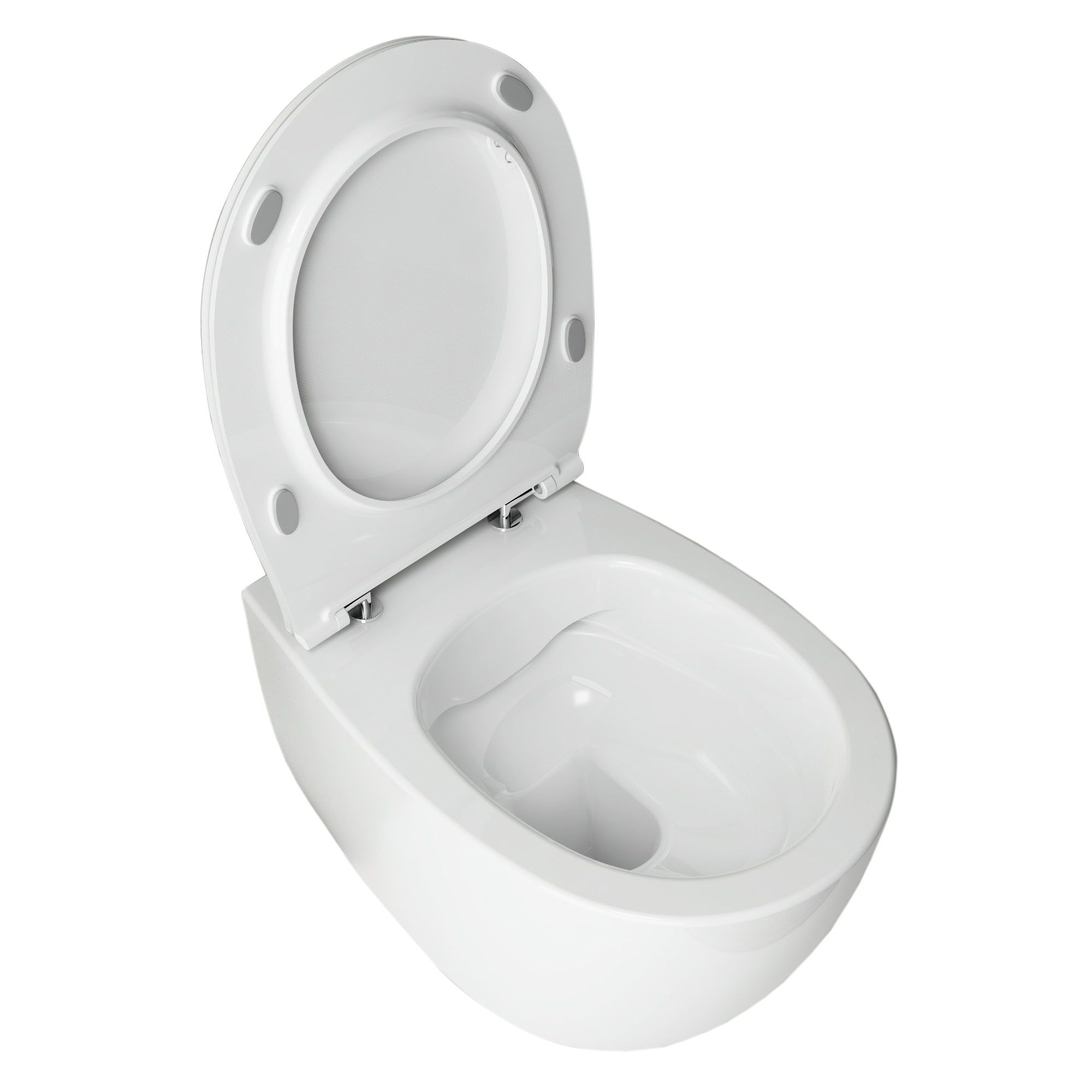 DAMA di VENEZIA унітаз підвісний безобідковий 36,3*51*40см з сидінням Slim Soft Close