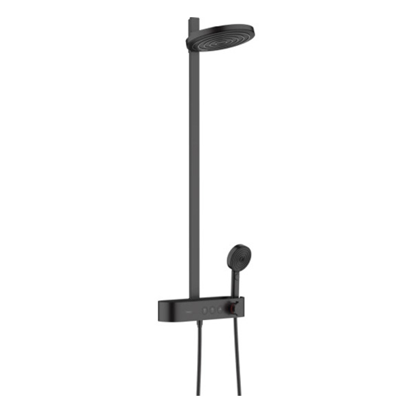 PULSIFY Showerpipe душова  система 260 з термостатом , чорний матовий