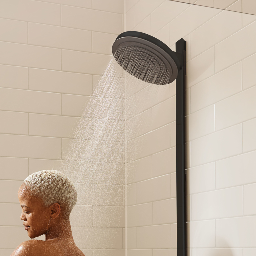 PULSIFY Showerpipe душова  система 260 з термостатом , чорний матовий