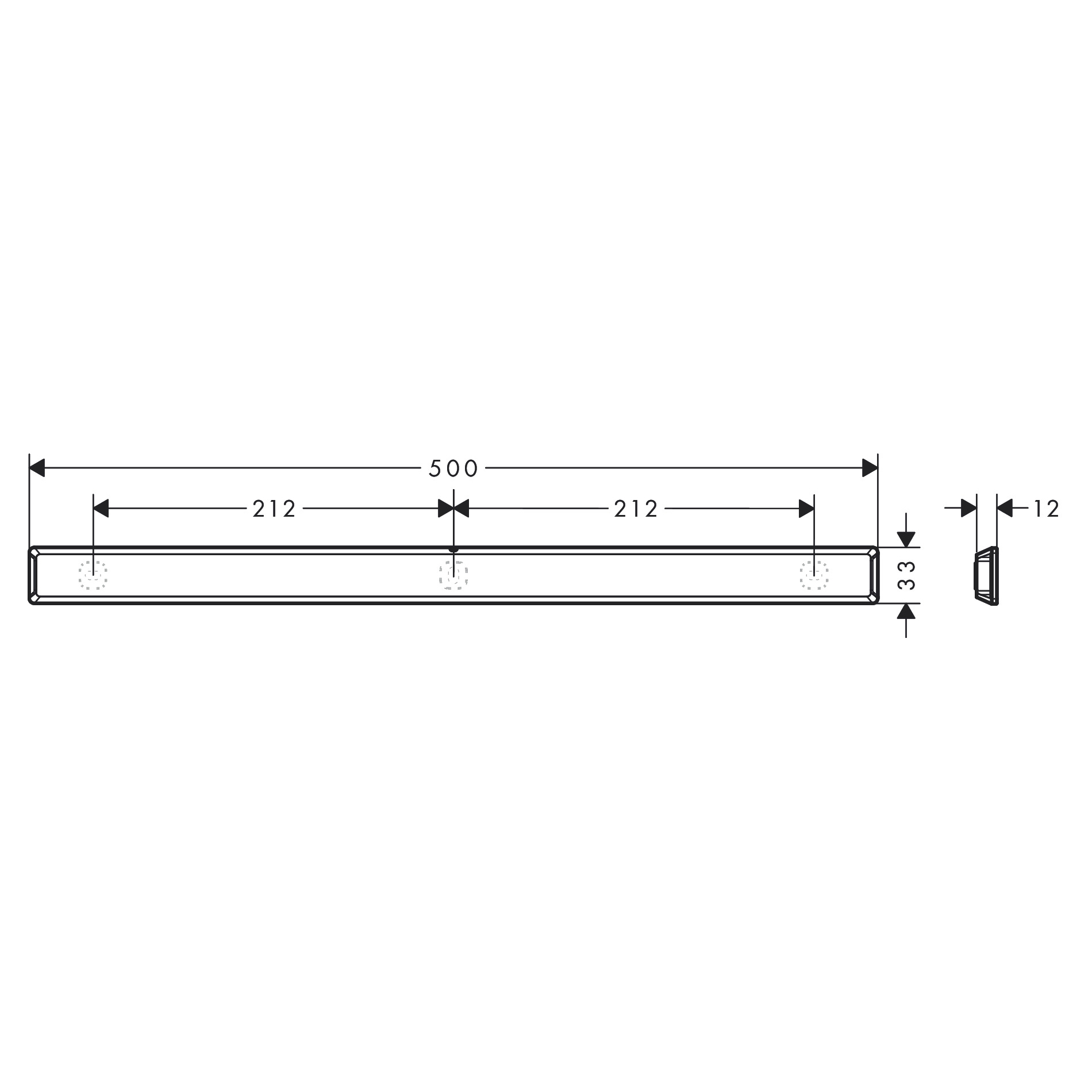 Тримач для аксесуарів HANSGROHE WALLSTORIS 27902700, білий