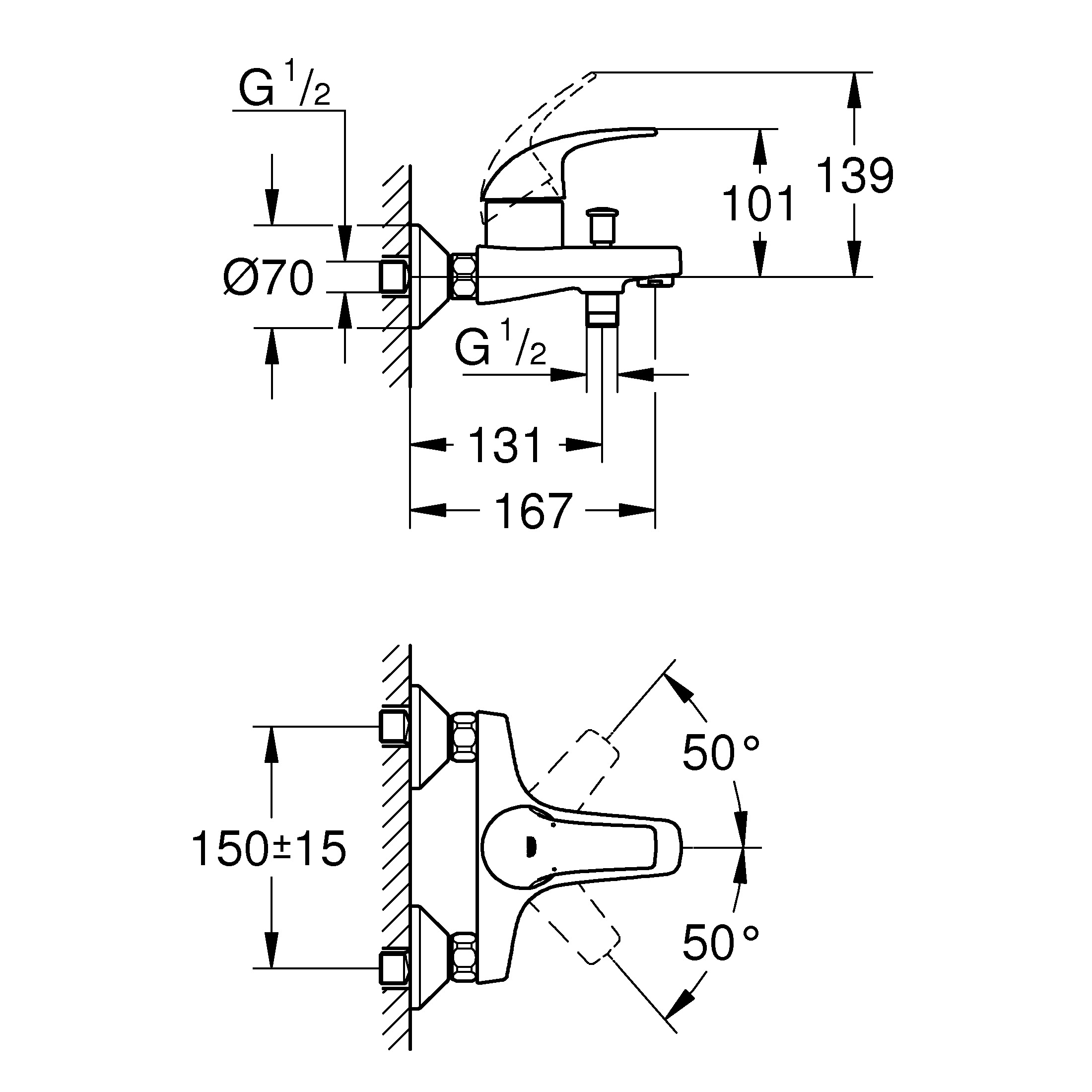 Набір змішувачів GROHE START 126746