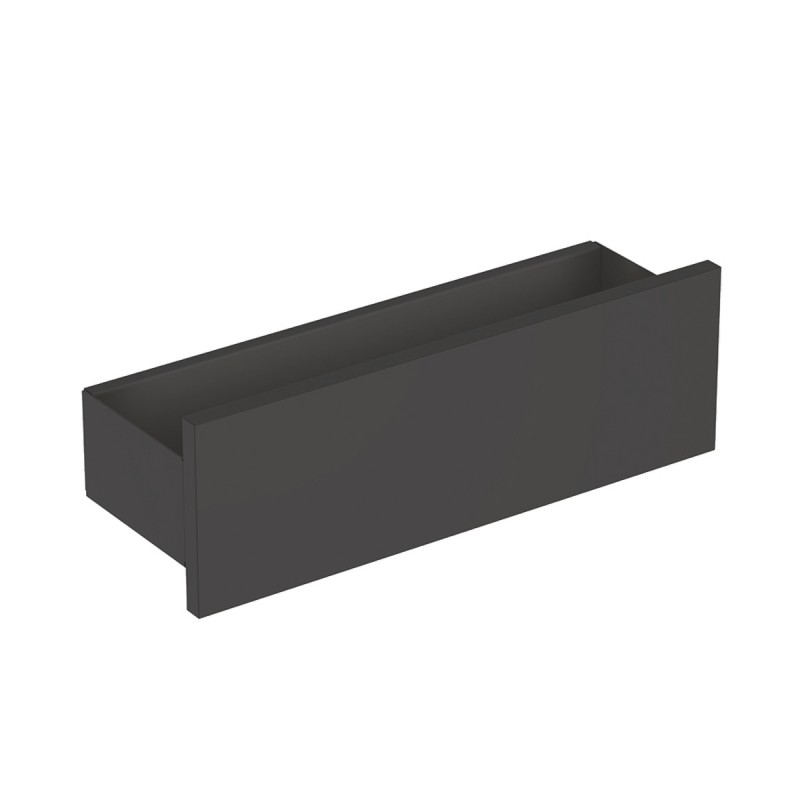SMYLE SQUARE полка настінна 45*14,8*15см, лава/з порошковим покриттям матовий, лава/фарбований матовий