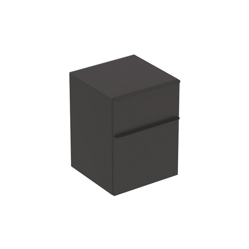SMYLE SQUARE тумба 45*60*47см, з 2 ящ., лава/фарбований матовий, лава/з матовим порошковим покрыттям