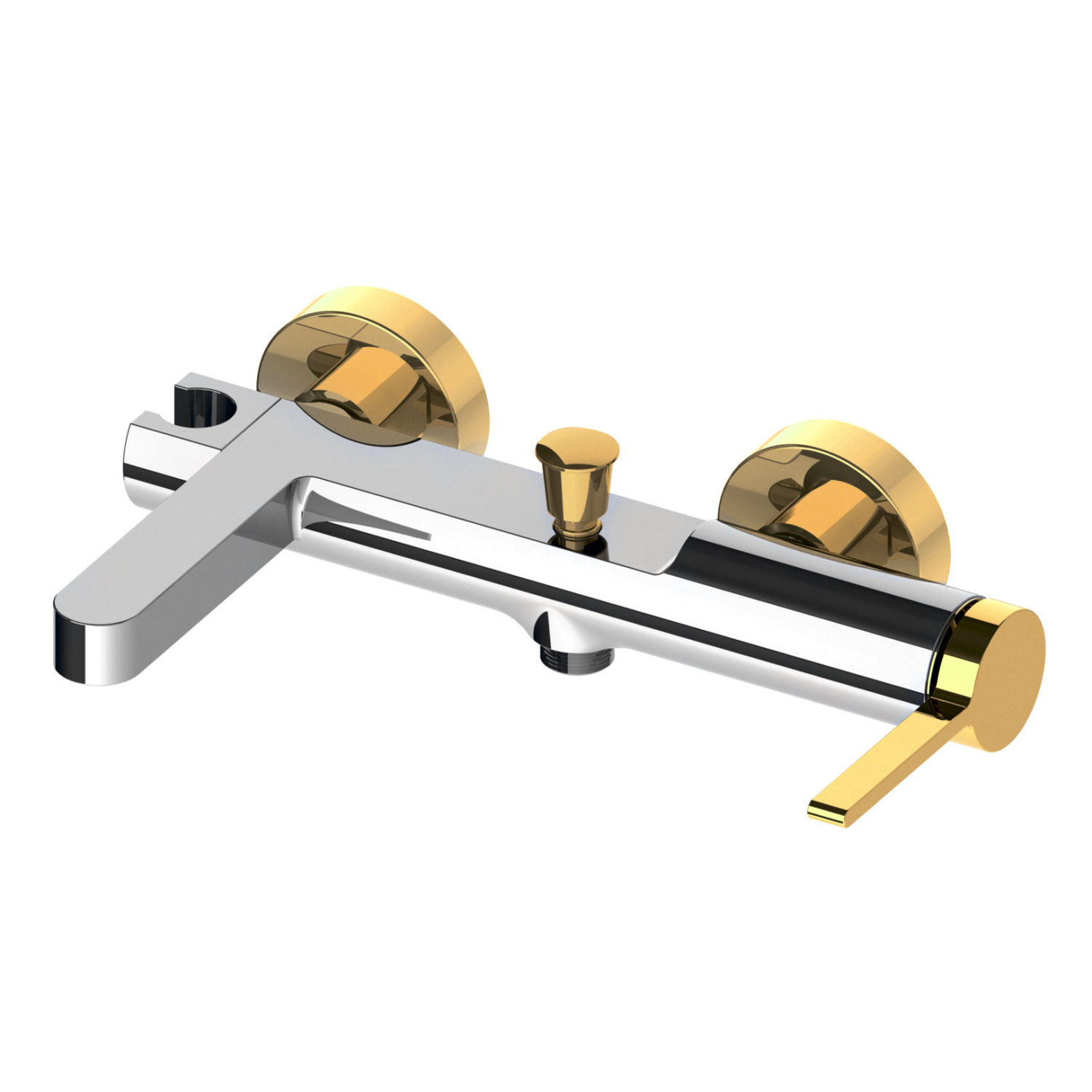 MORA змішувач для ванни, cromo+oro