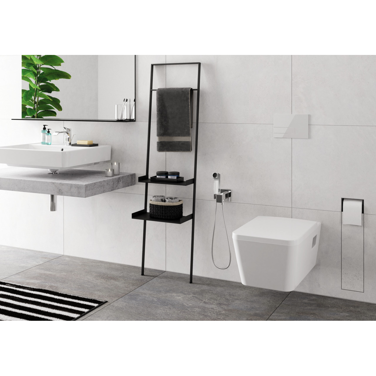 HANSGROHE E гігієнічний душ, зі  шлангом 1,25 м і тримачем
