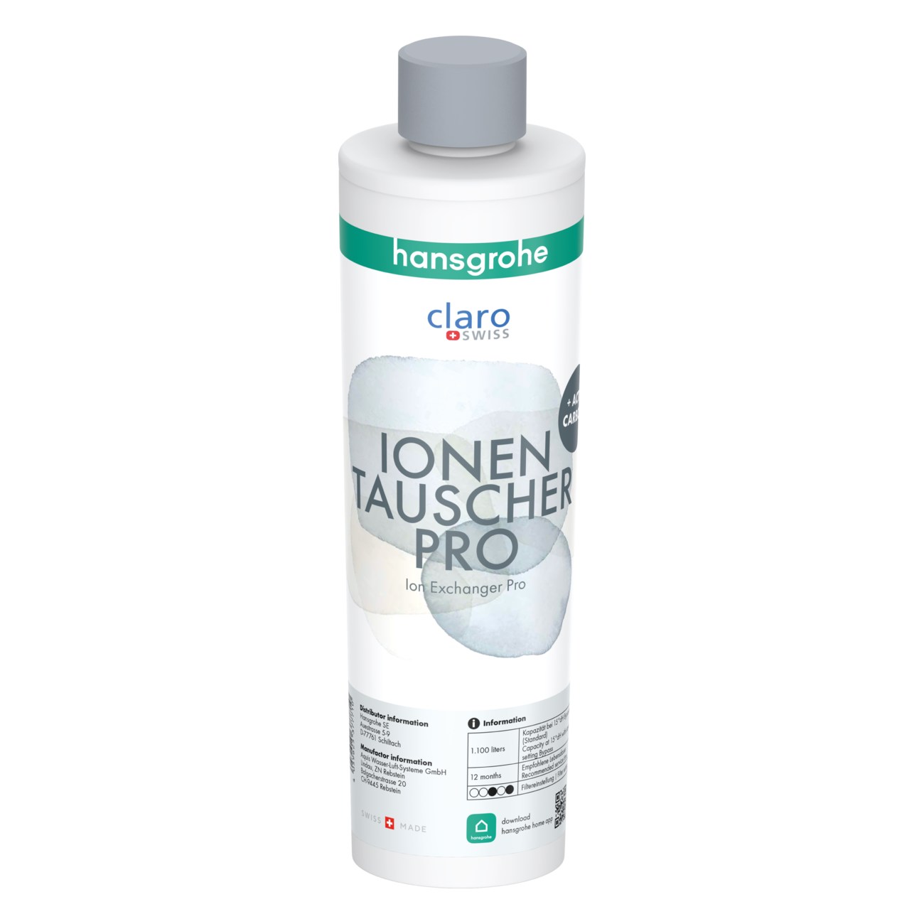 HANSGROHE фільтр, іонообмін Pro і активоване вугілля