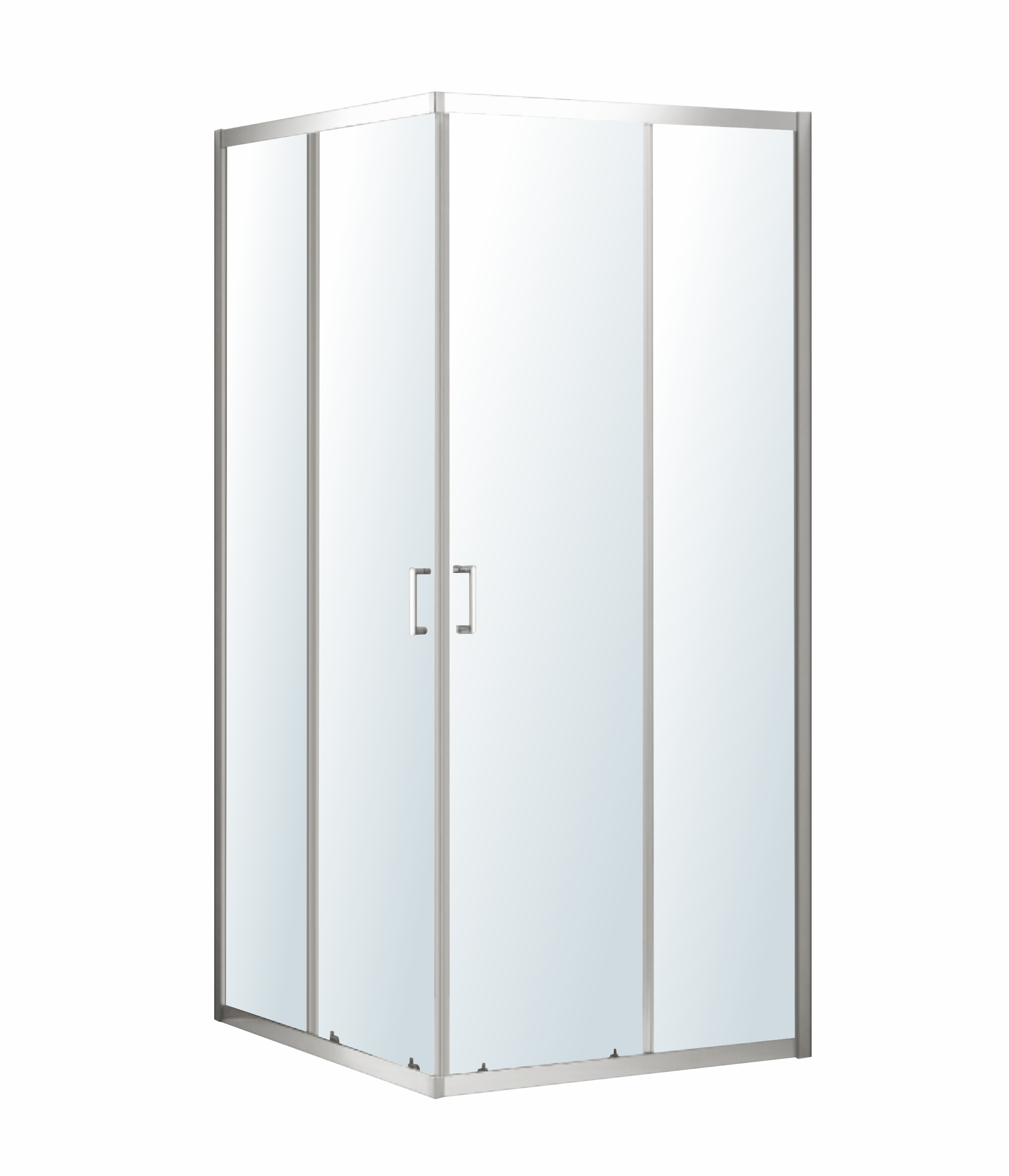 VALTICE New душова кабіна квадратна 90*90*190см, розсувні двері, скло прозоре