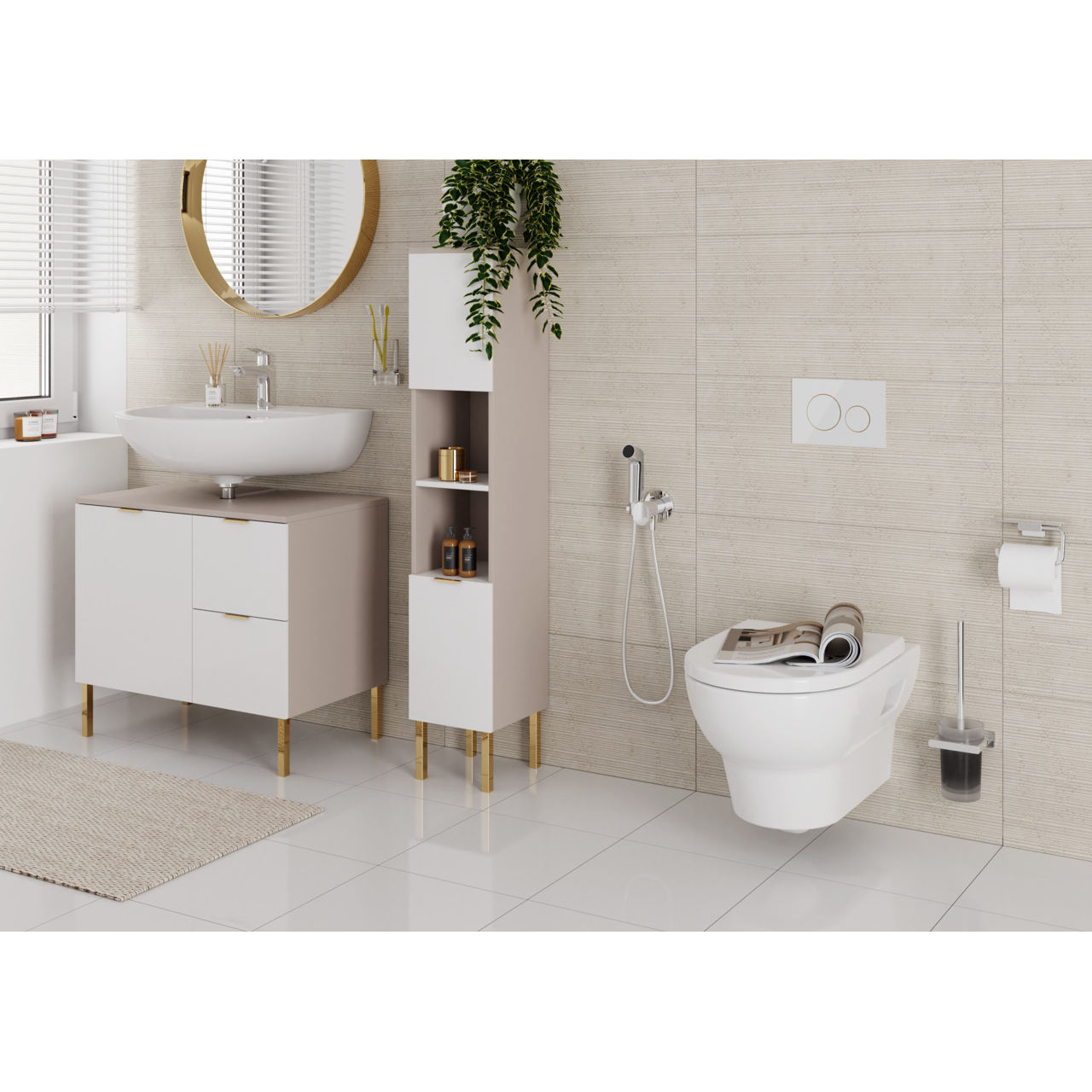 HANSGROHE Набір гігієнічного душу Eco Smart для холодної води, колір хром