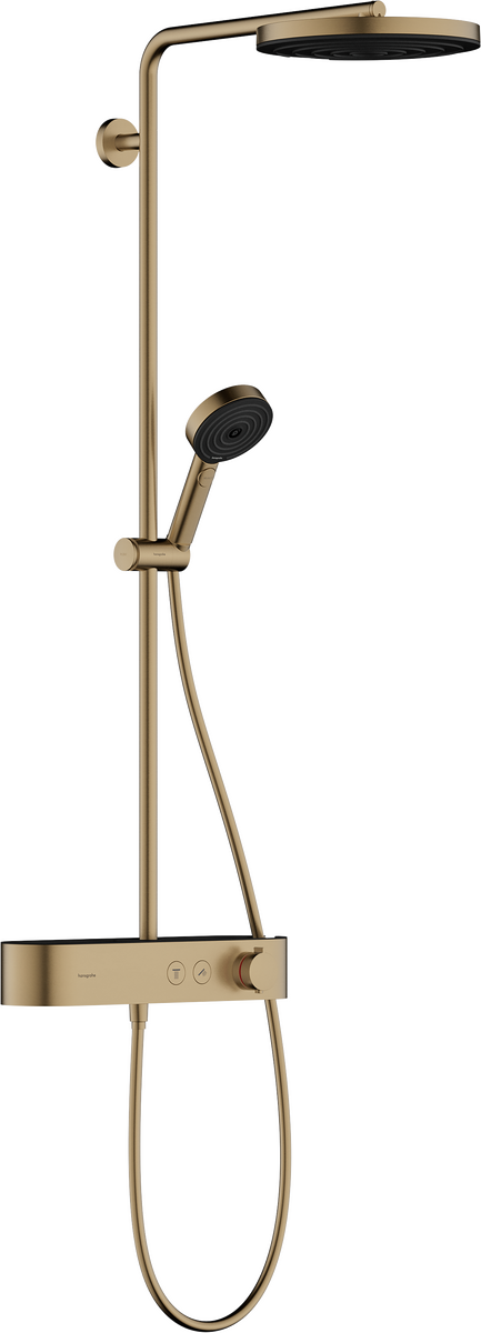 PULSIFY Showerpipe душова система 260 з термостатом, колір шліфована бронза