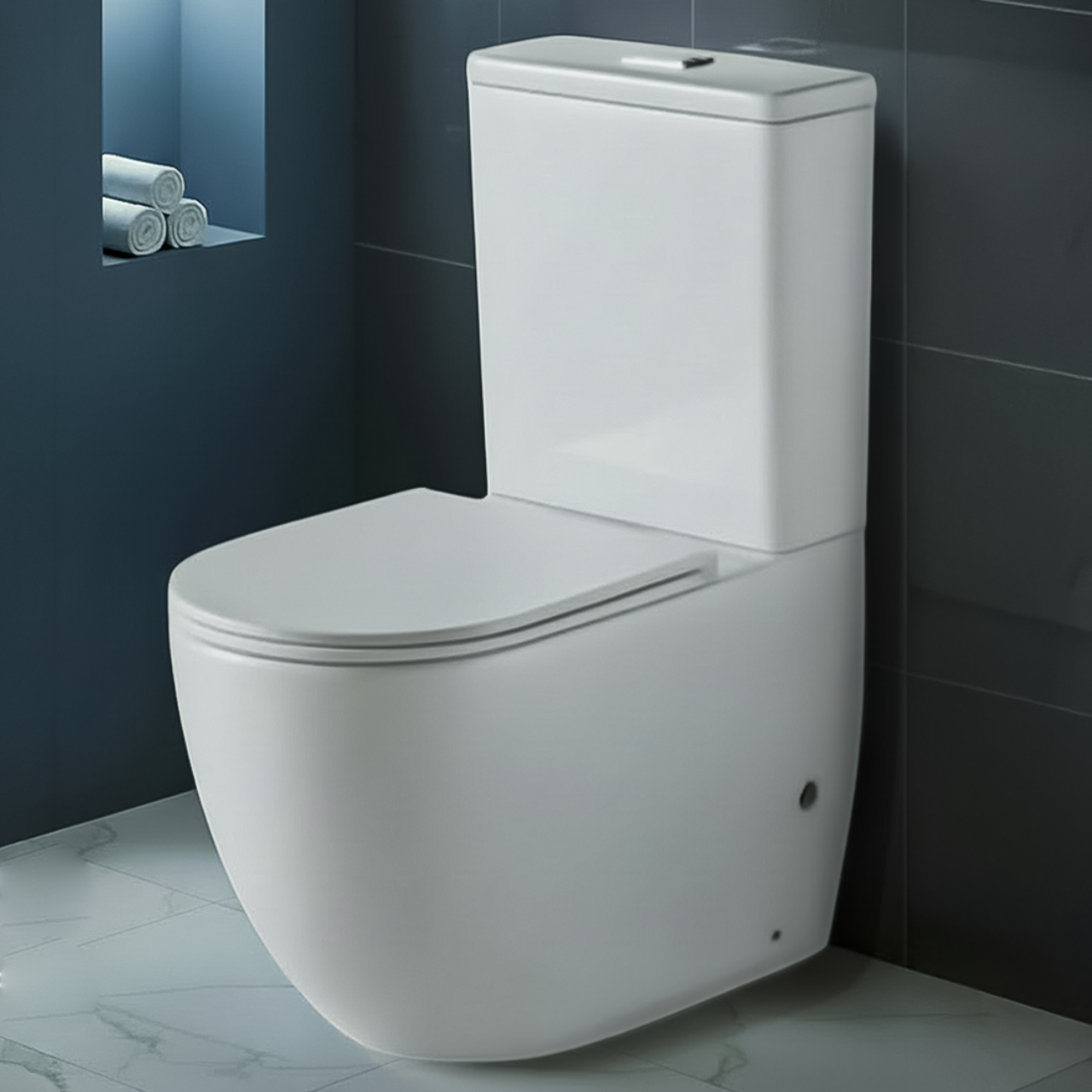 OSLAVA унітаз підлоговий з бачком (62 * 34 * 82,5 см, twist, сидіння duroplast)