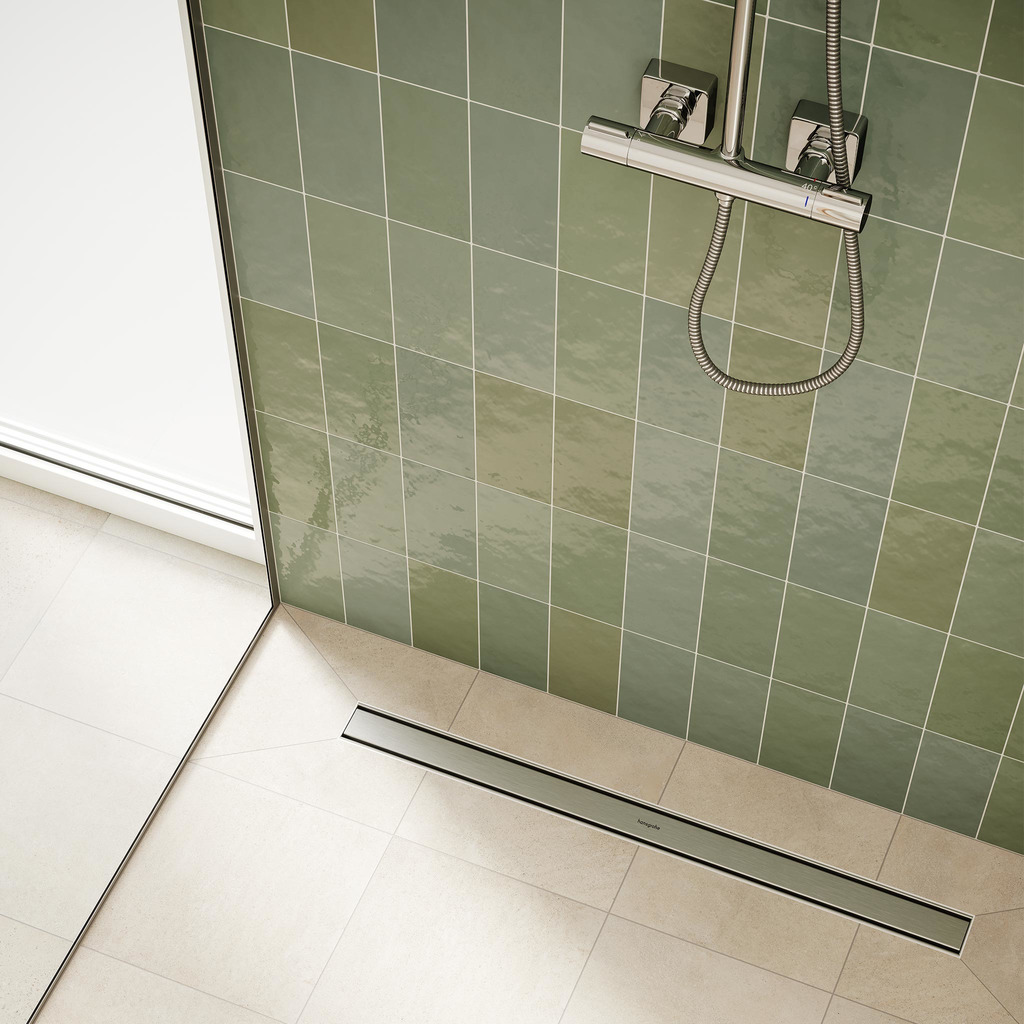 RAINDRAIN COMPACT монтажний комплект для плоскої установки  800мм, колір нержавіюча сталь