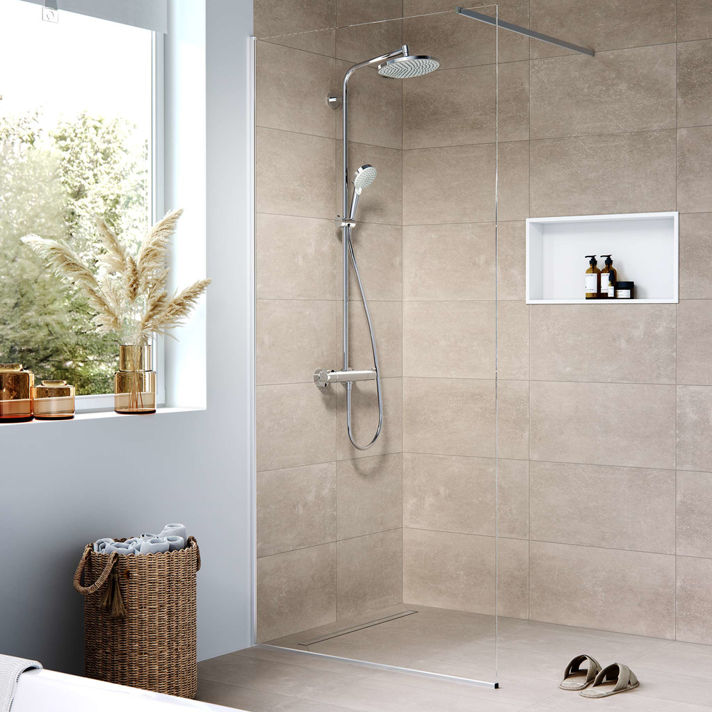 RAINDRAIN COMPACT монтажний комплект для плоскої установки  800мм, колір нержавіюча сталь