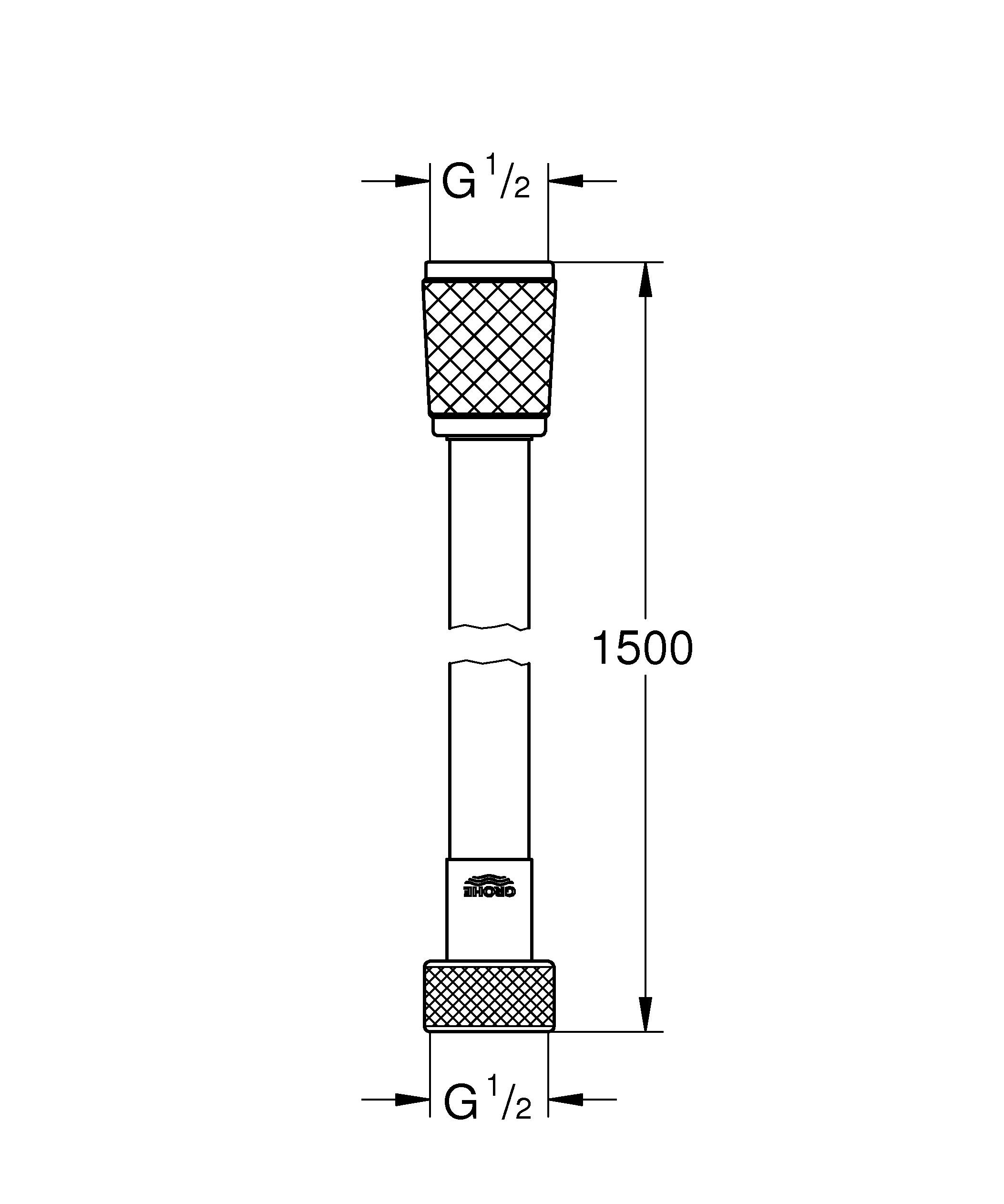 RELEXA FLEX  шланг для душу 1500 мм