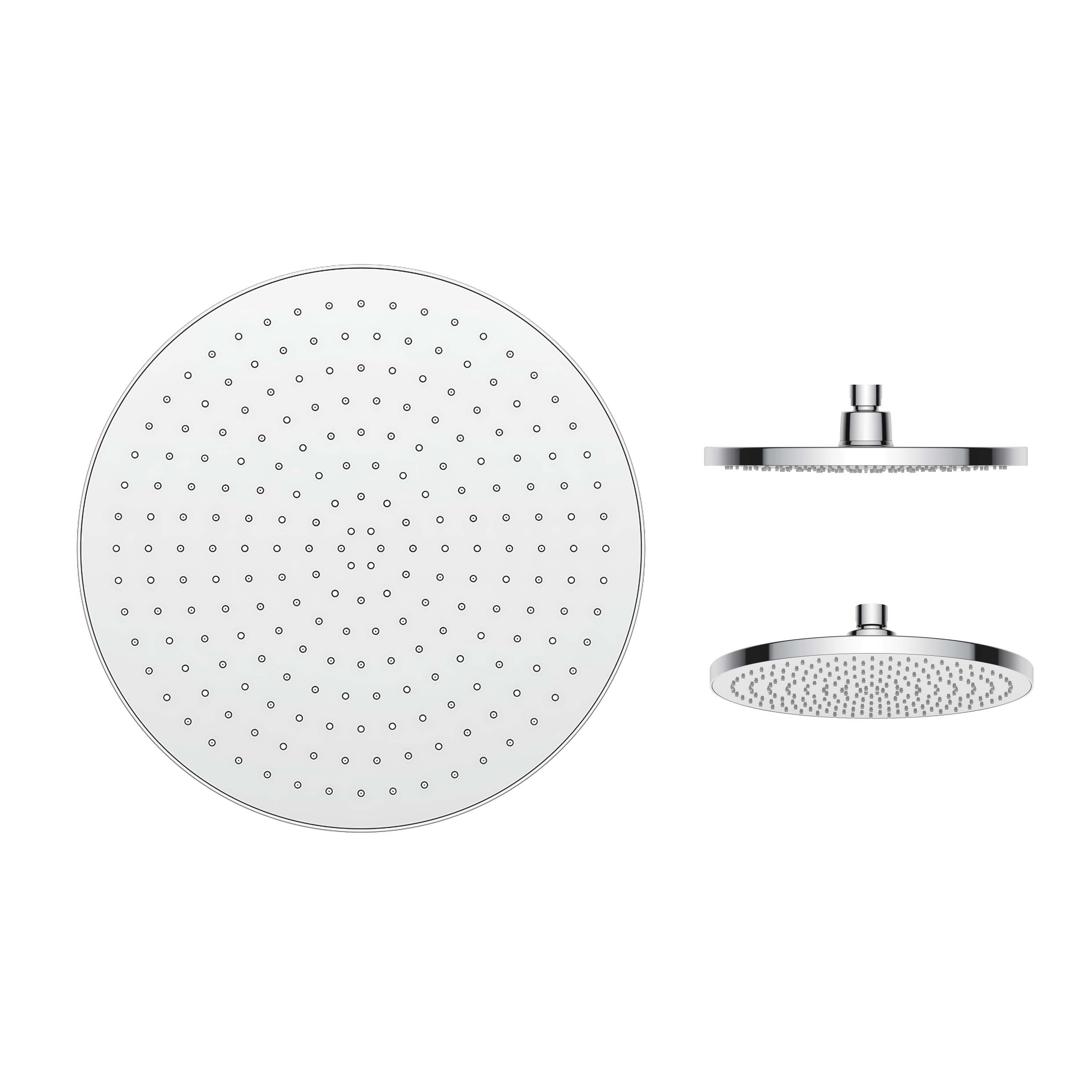 Душ верхній LSR-230BR, d230 мм, ABS, хром