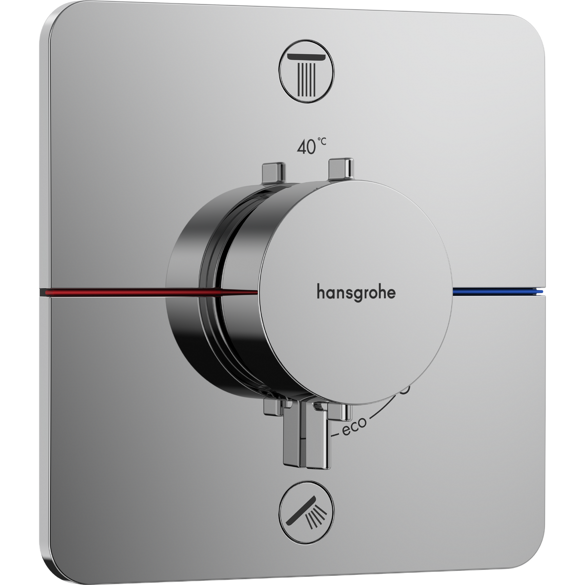 SHOWER SELECT COMFORT Q термостат для 2х споживачів, ПМ, колір хром