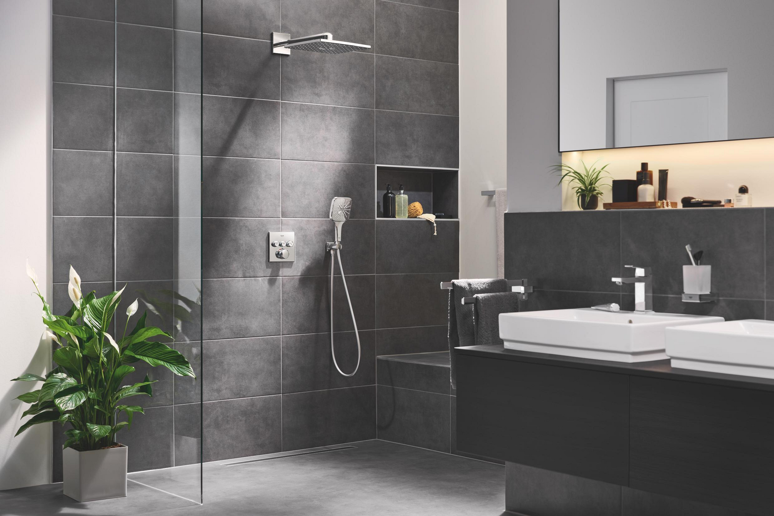 GROHTHERM SMARTCONTROL  набір прихованого  монтажу з  верхнім душем 310  на 3 функції, колір  хром