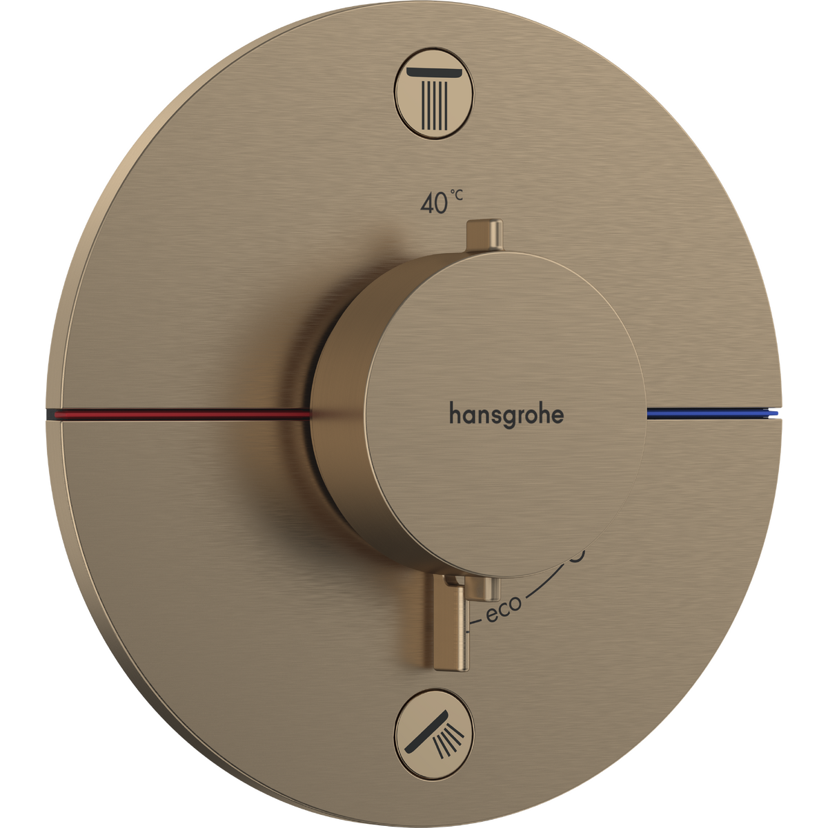 SHOWER SELECT COMFORT S термостат для 2х споживачів, ПМ, колір  шліфована  бронза