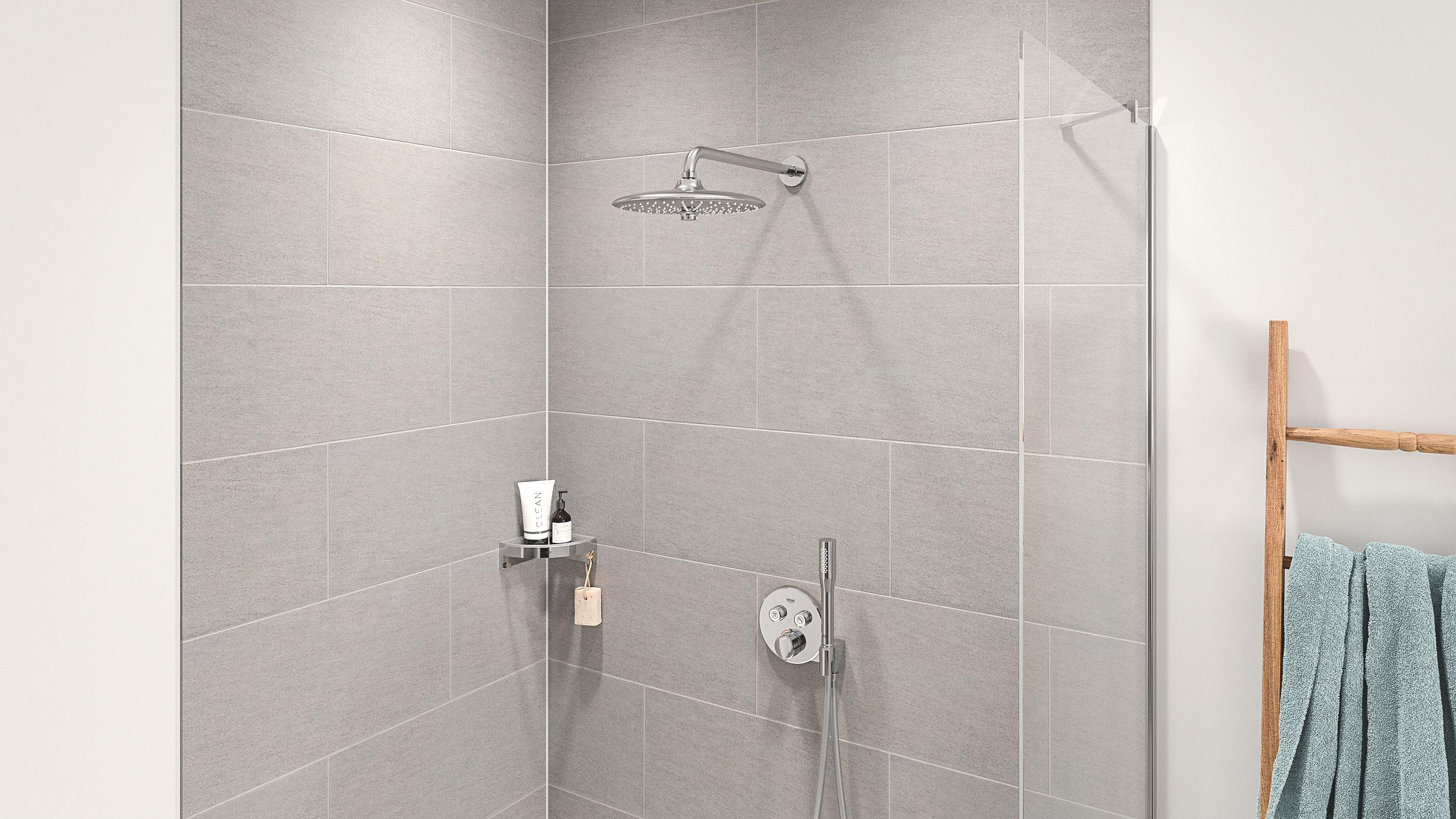 GROHTHERM SMARTCONTROL  набір прихованого монтажу з верхнім душем 260 , колір хром